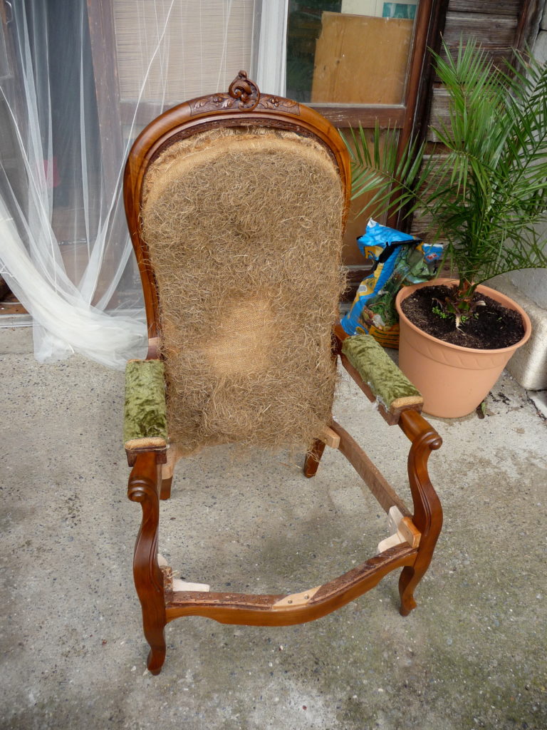 Fauteuil restauré